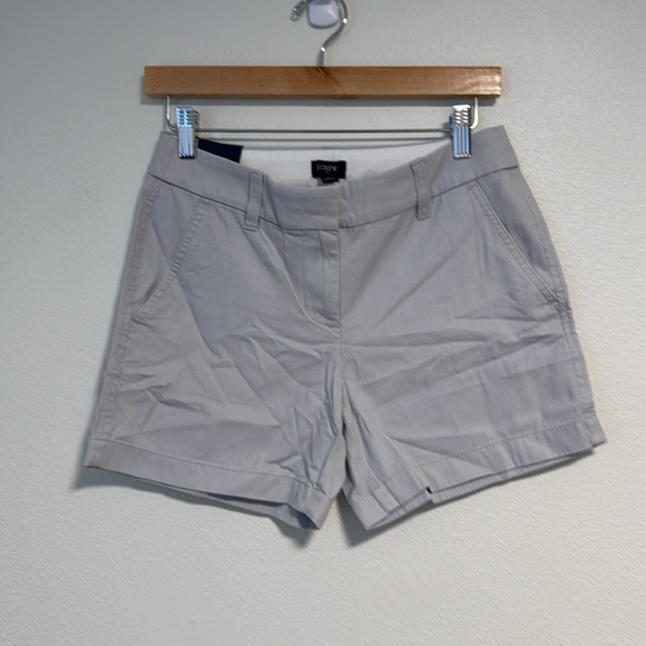 J. Crew Factory 5" classic chino short in Oyster Grey - Picture 6 of 10